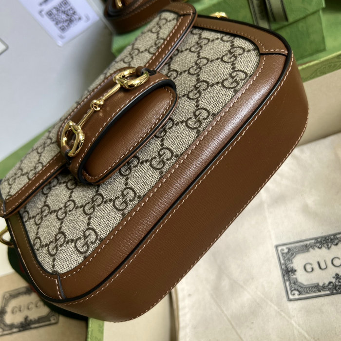 Gucci Horsebit 1955 Mini Bag Beige 658574