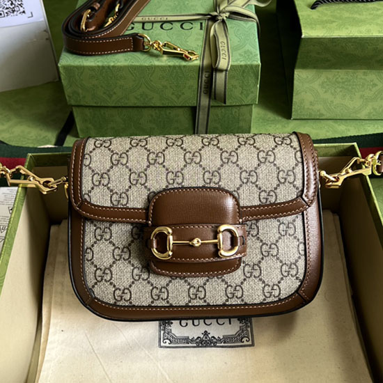 Gucci Horsebit 1955 Mini Bag Beige 658574