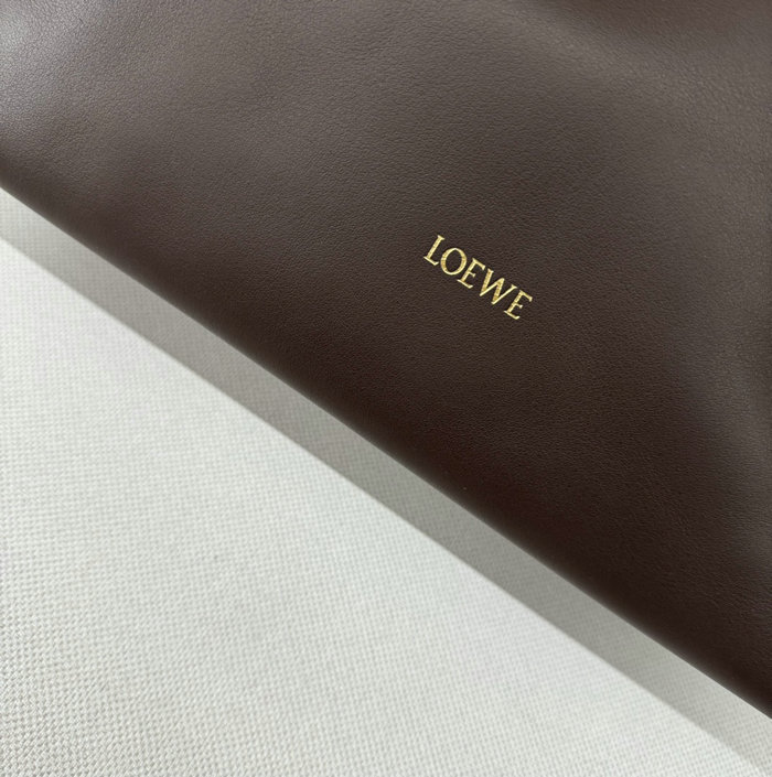 Loewe Medium Flamenco clutch Chocolate L262386