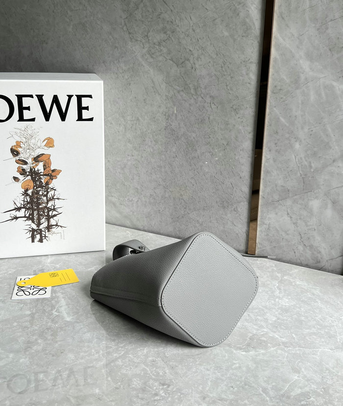 Loewe Mini Pebble Bucket Bag Grey L051701