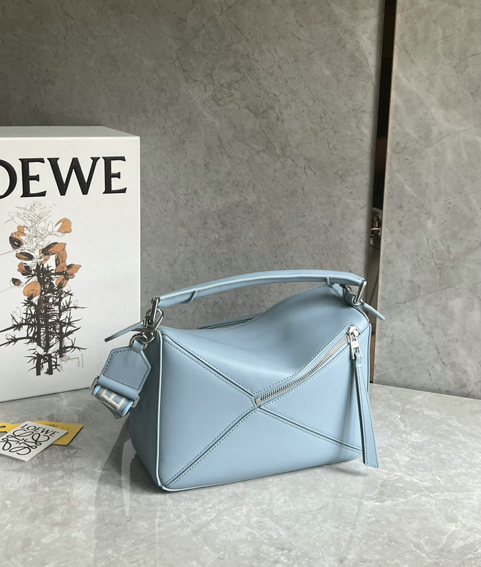 Loewe Small Puzzle Bag Blue L051702