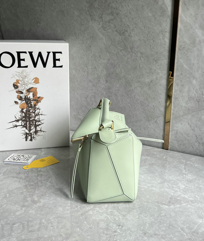 Loewe Small Puzzle Bag Green L051702