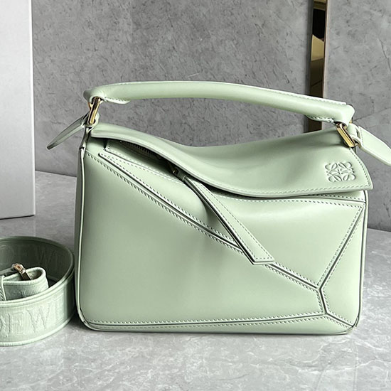 Loewe Small Puzzle Bag Green L051702