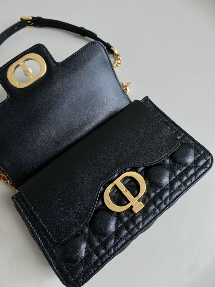 Small Dior Jolie Top Handle Bag Black D6551