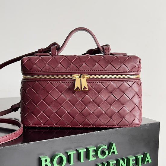 Bottega Veneta Bang Bang Vanity Case B789109 Cherry