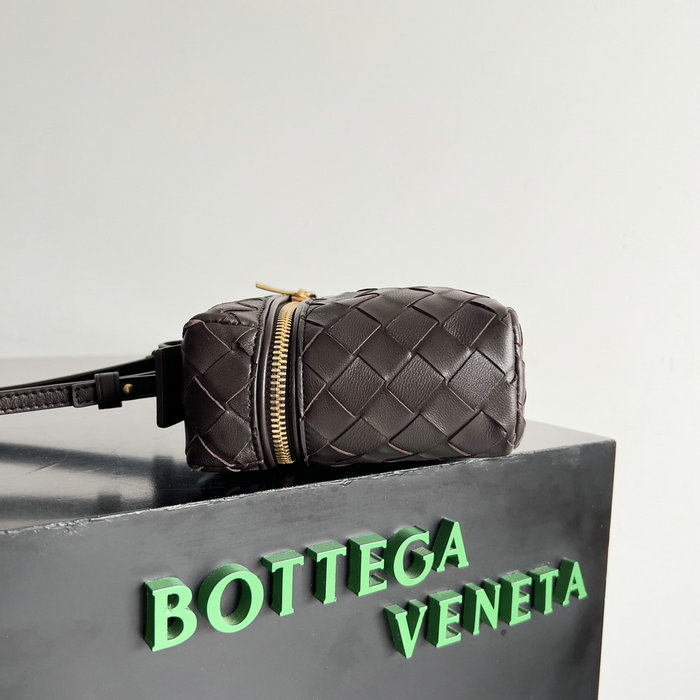 Bottega Veneta Bang Bang Vanity Case B789109 Coffee