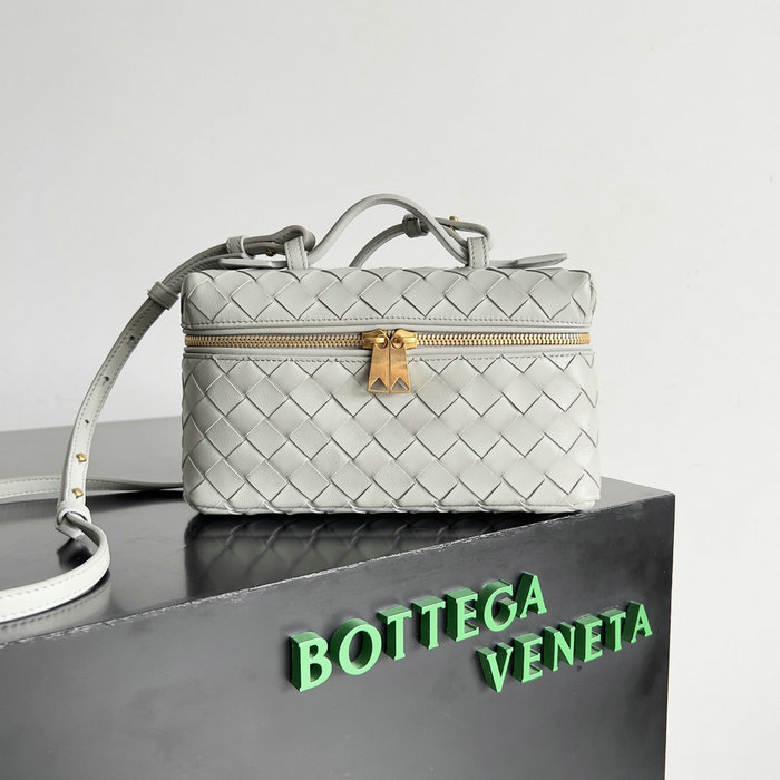 Bottega Veneta Bang Bang Vanity Case B789109 Light Grey