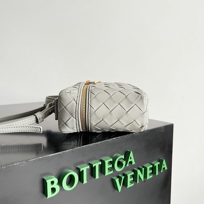 Bottega Veneta Bang Bang Vanity Case B789109 Light Grey