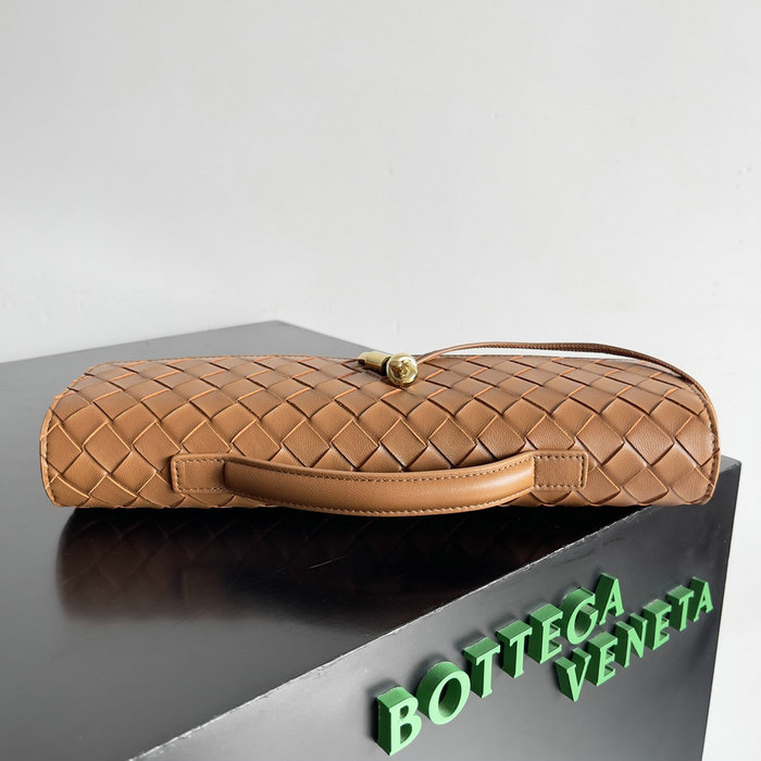 Bottega Veneta Long Clutch Andiamo 741511 Brown