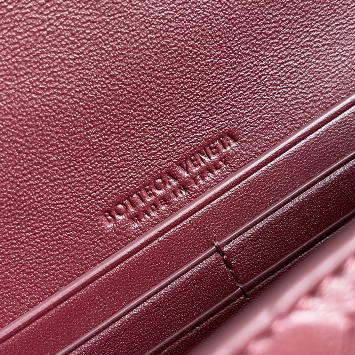 Bottega Veneta Long Clutch Andiamo 741511 Cherry