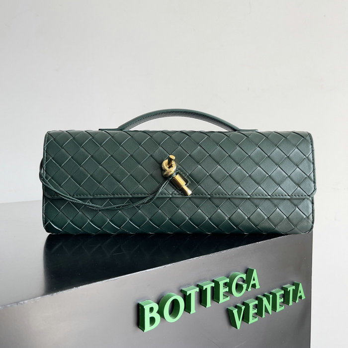 Bottega Veneta Long Clutch Andiamo 741511 Green