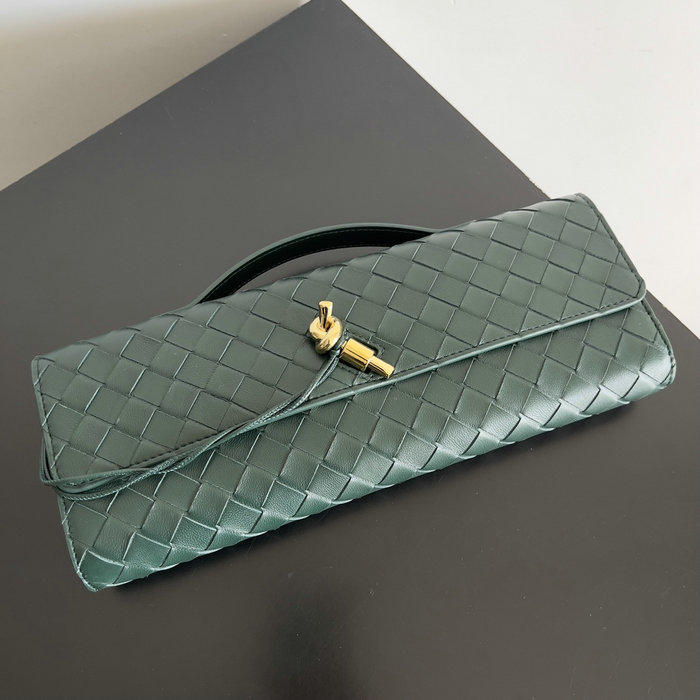 Bottega Veneta Long Clutch Andiamo 741511 Green