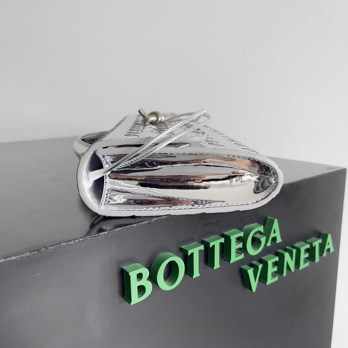 Bottega Veneta Long Clutch Andiamo 741511 Silver