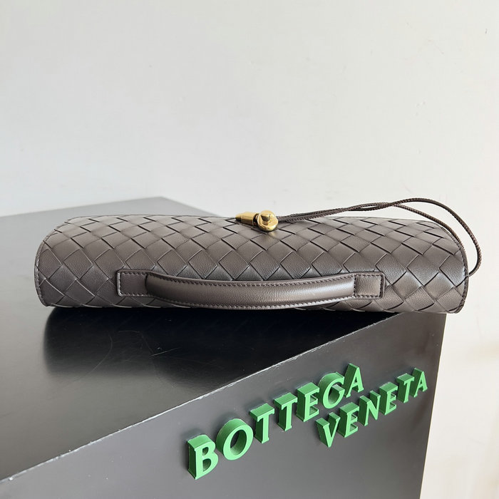 Bottega Veneta Long Clutch Andiamo 741511 coffee