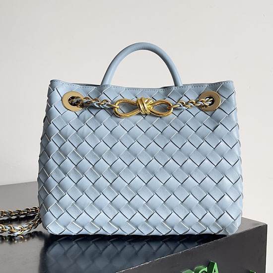 Bottega Veneta Small Andiamo Tote Bag B786008 Blue