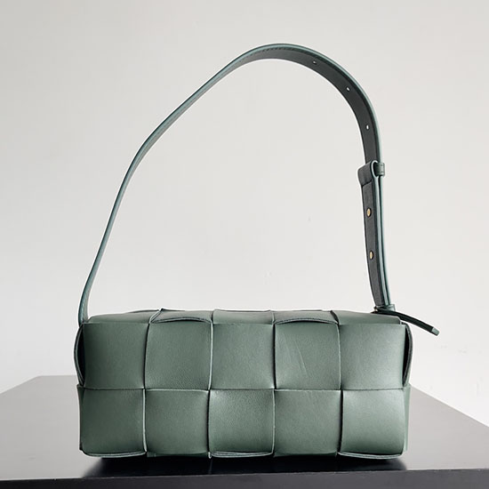 Bottega Veneta Small Brick Cassette 729166 Dark Green