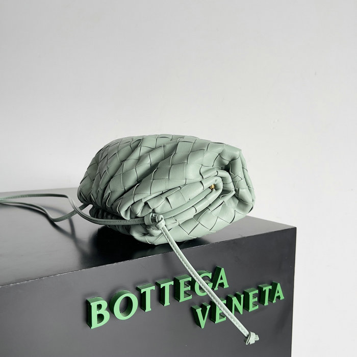 Bottega Veneta Woven Leather Small The Pouch B585851 Green