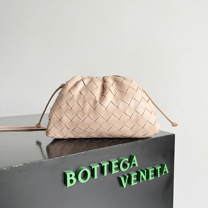 Bottega Veneta Woven Leather Small The Pouch B585851 Pink