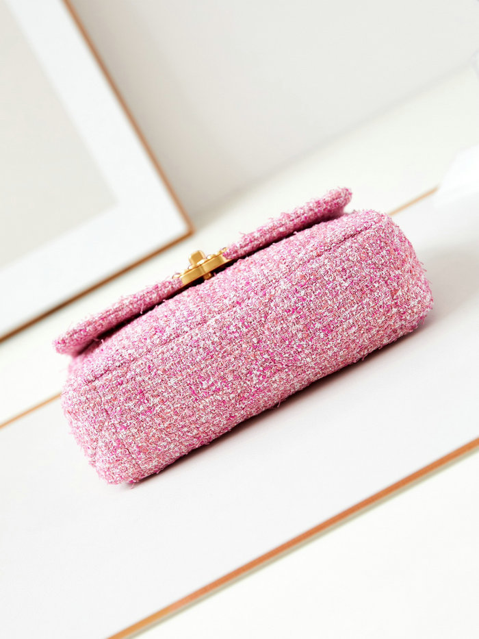 Chanel 19 Handbag Pink AS1160