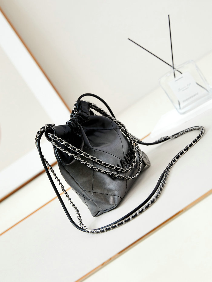 Chanel 22 Mini Handbag AS3980 Black