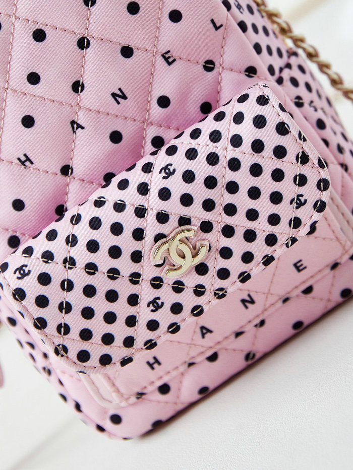 Chanel Fabric Mini Backpack AP3753 Pink