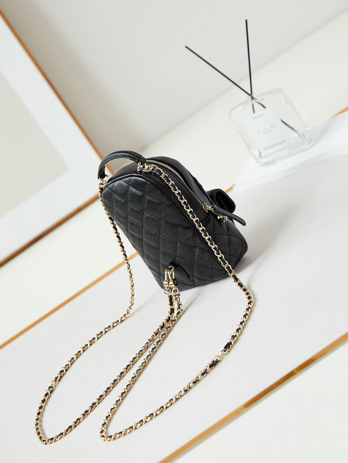 Chanel Grain Calfskin Mini Backpack AP3753 Black