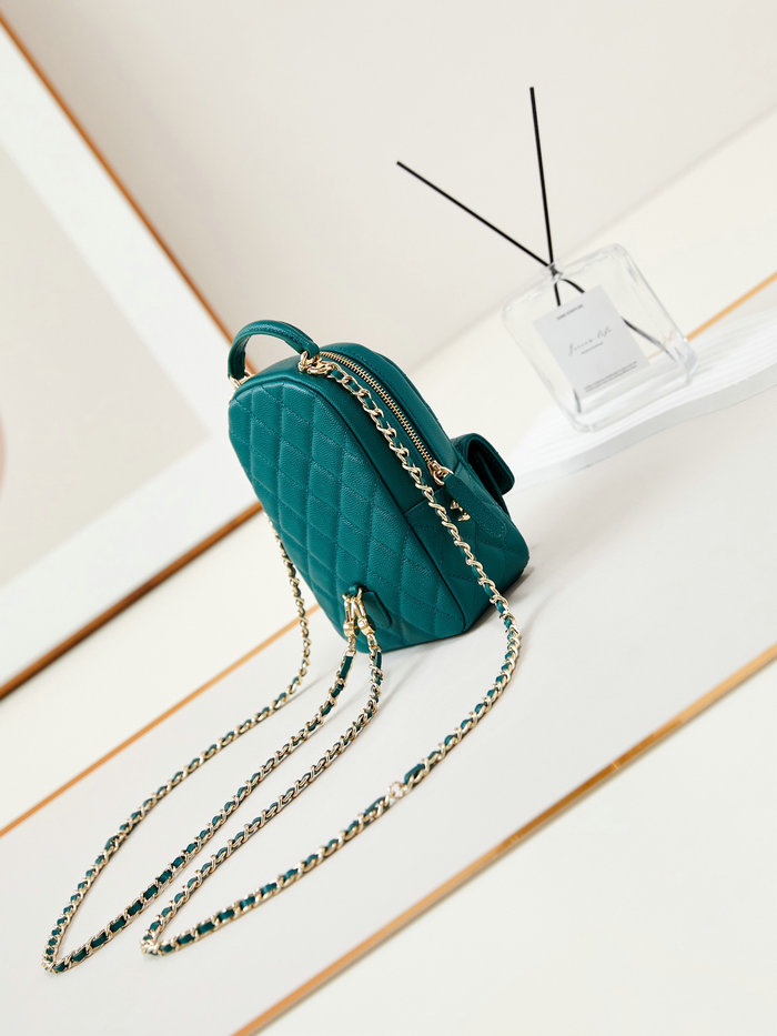 Chanel Grain Calfskin Mini Backpack AP3753 Green