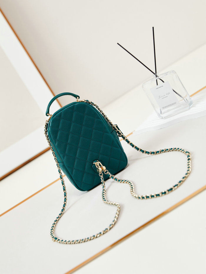 Chanel Grain Calfskin Mini Backpack AP3753 Green