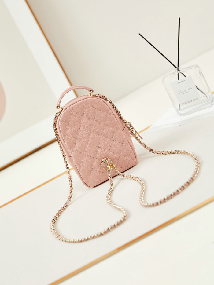 Chanel Grain Calfskin Mini Backpack AP3753 Pink