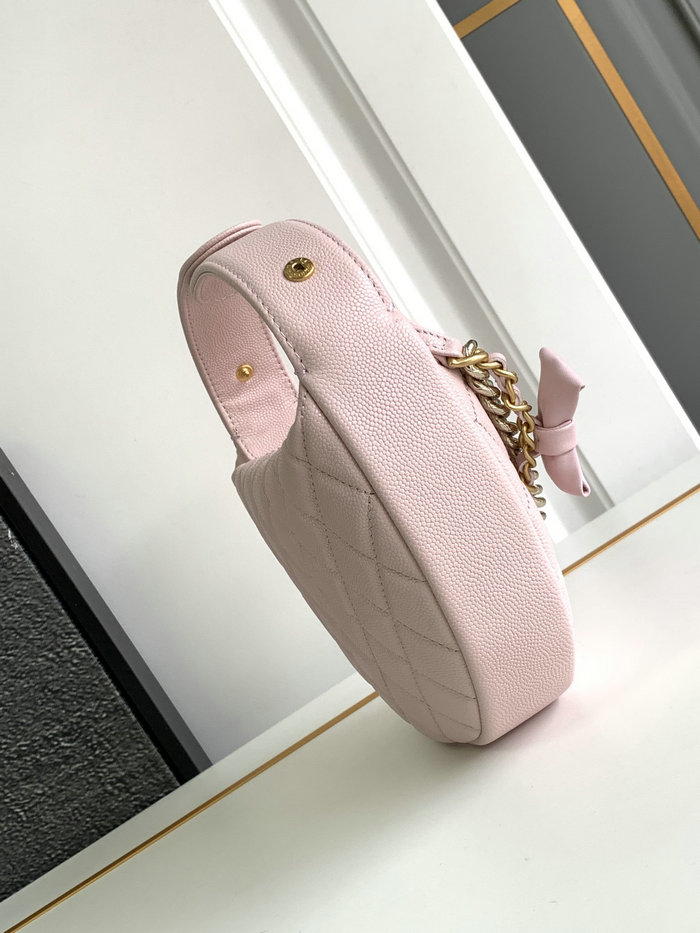 Chanel Grained Calfskin Pouch Pink AP3943