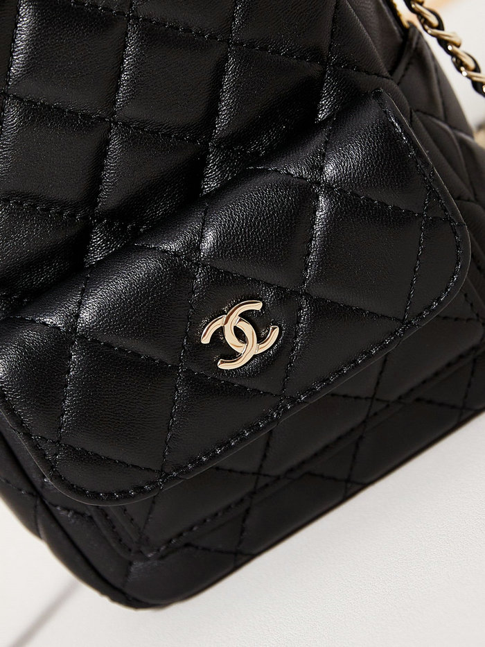 Chanel Lambskin Mini Backpack AP3753 Black