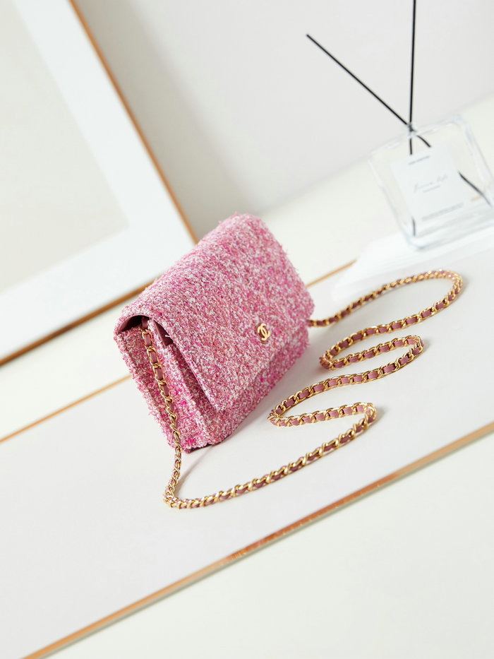 Classic Chanel Wallet On Chain Pink AP0250