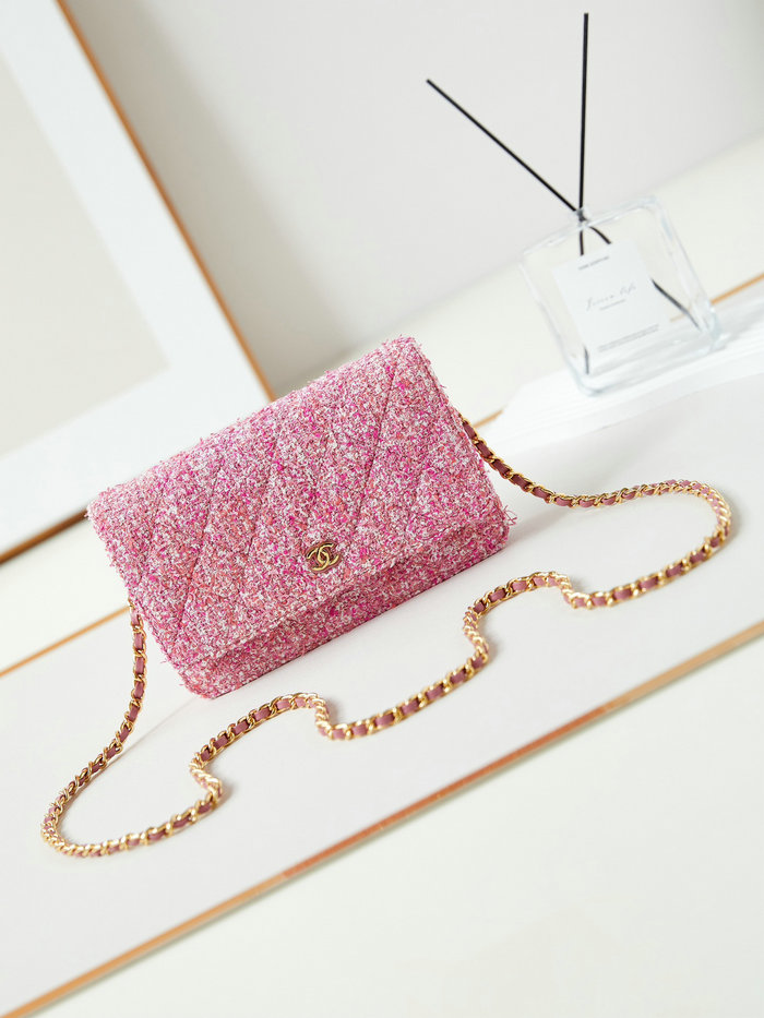 Classic Chanel Wallet On Chain Pink AP0250