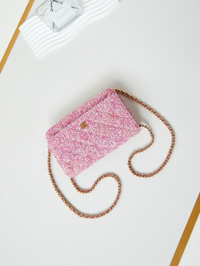 Classic Chanel Wallet On Chain Pink AP0250