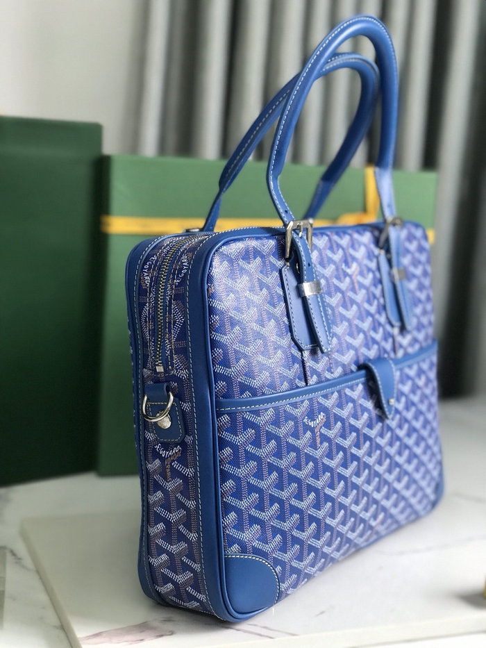 Goyard Ambassade PM Document Case L02889 Blue