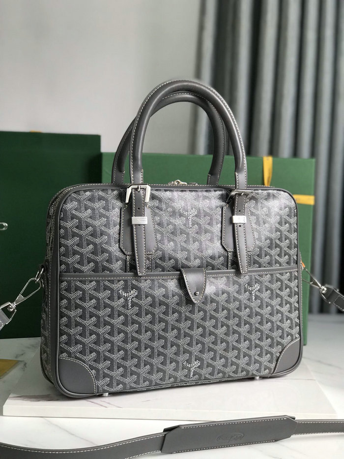 Goyard Ambassade PM Document Case L02889 Grey