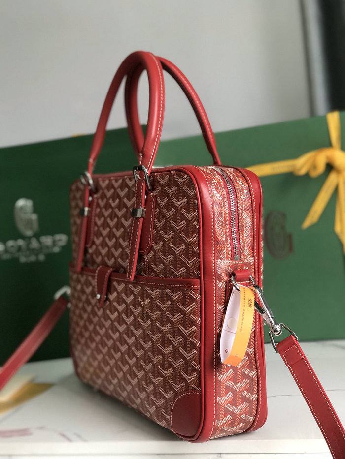 Goyard Ambassade PM Document Case L02889 Red