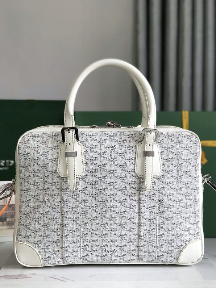 Goyard Ambassade PM Document Case L02889 White