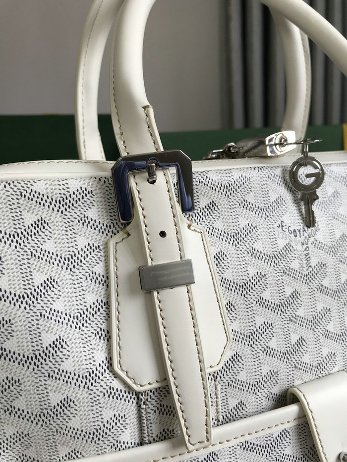 Goyard Ambassade PM Document Case L02889 White