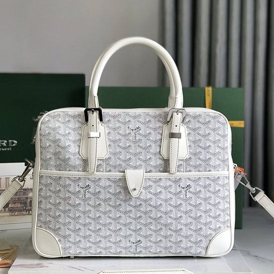 Goyard Ambassade PM Document Case L02889 White