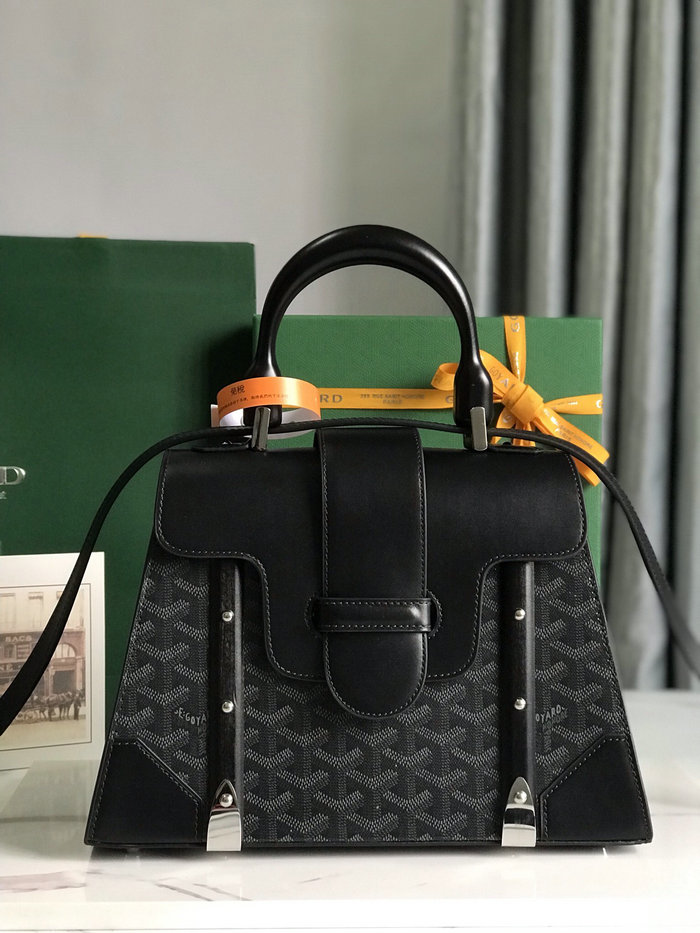 Goyard Saigon PM Bag L20192 with Black Handle