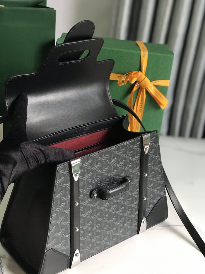 Goyard Saigon PM Bag L20192 with Black Handle