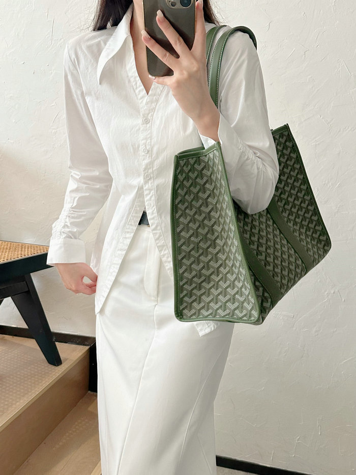 Goyard Villette MM Tote Khaki G6038