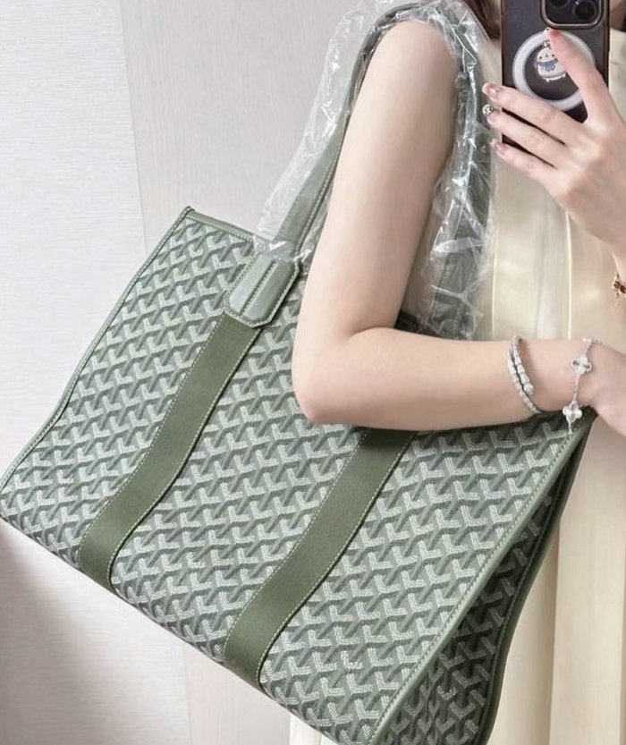 Goyard Villette MM Tote Khaki G6038