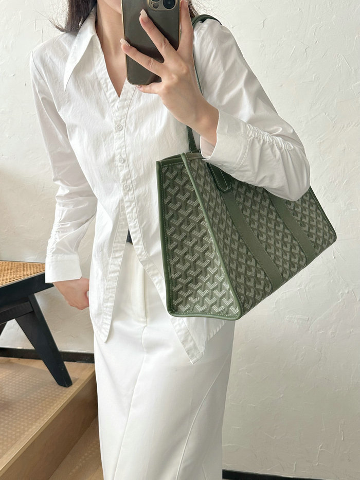 Goyard Villette PM Tote Khaki G6037