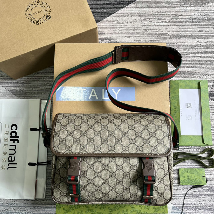 Gucci GG Messenger Bag Beige 760123