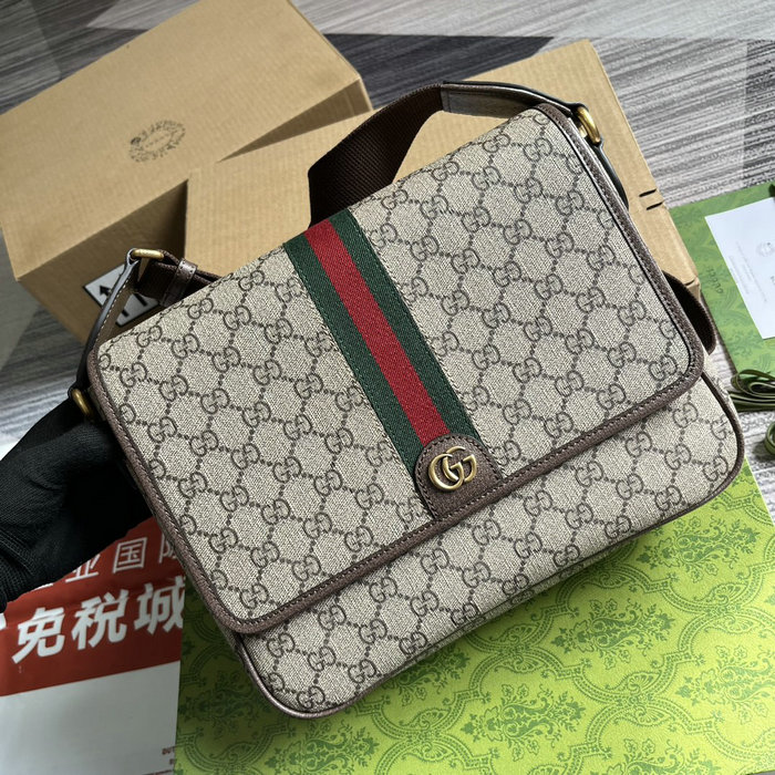 Gucci Ophidia Medium Messenger Bag 761741 Beige