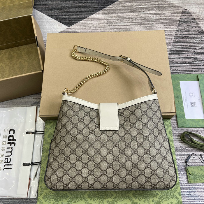 Gucci Padlock GG Medium Shoulder Bag White 795113