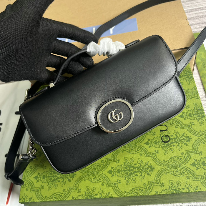 Gucci Petite GG Mini Shoulder Bag 739722 Black