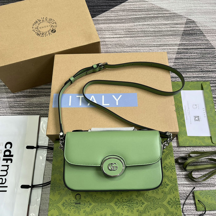 Gucci Petite GG Mini Shoulder Bag 739722 Green